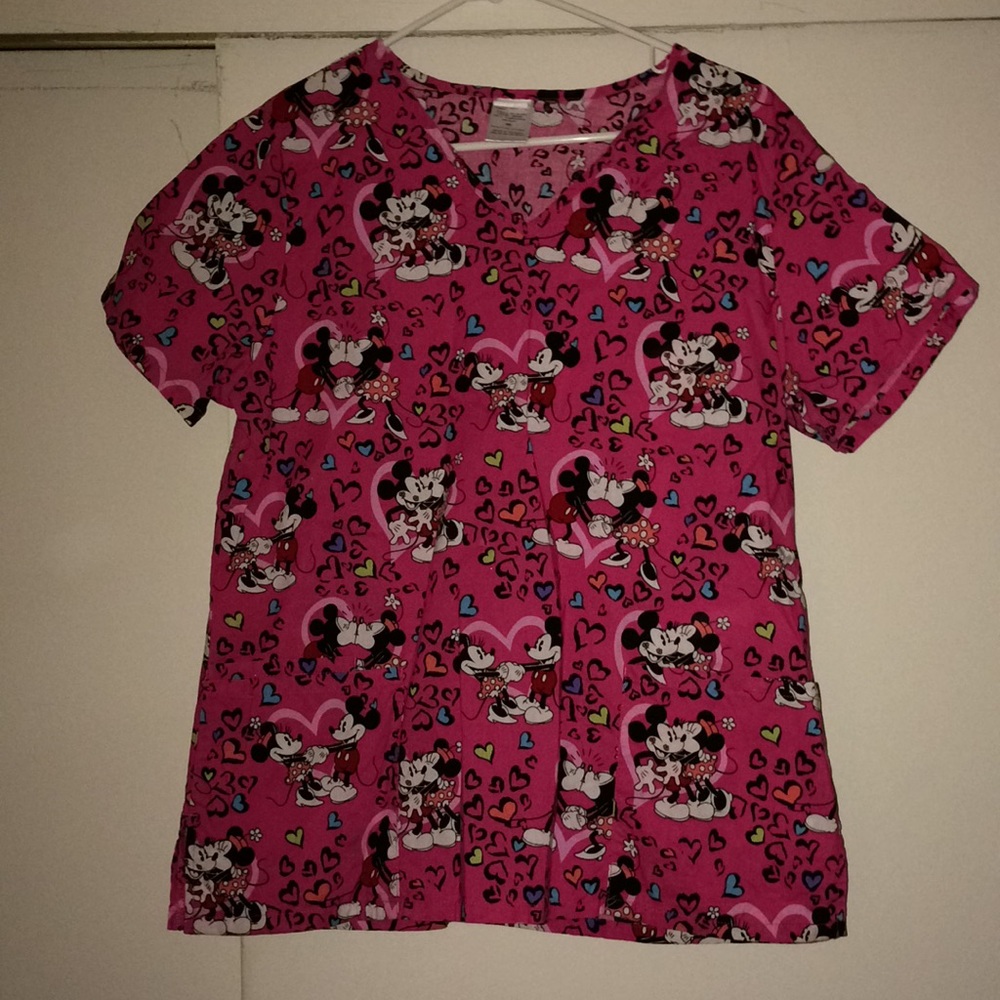 Disney Scrub Top